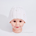 Solid color thermal knitted beanie caps for Children